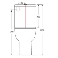 Barnett Wall Faced Toilet Suite - Rimless -HERA BATHWARE barnett wall faced toilet suite rimlesstoiletscob pen 184066