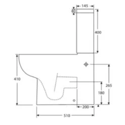 Barnett Wall Faced Toilet Suite - Rimless -HERA BATHWARE barnett wall faced toilet suite rimlesstoiletscob pen 364491
