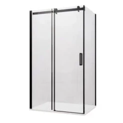 Barossa Slider Frameless Shower Screen Black