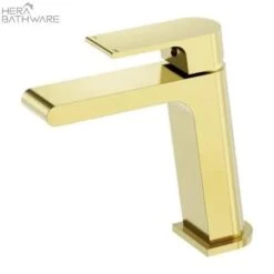 BIANCA Basin Mixer 10 BIANCA Basin Mixer -HERA BATHWARE bianca basin mixerbrushed goldbasin mixernero tapware 604662