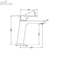 BIANCA Basin Mixer 11 BIANCA Basin Mixer -HERA BATHWARE bianca basin mixerbrushed goldbasin mixernero tapware 806498