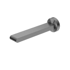BIANCA FIXED BATH SPOUT 240MM -HERA BATHWARE bianca fixed bath spout 240mmgun metalbath spoutnero tapware 617014