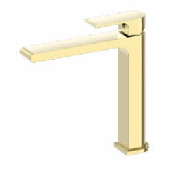 BIANCA MID TALL BASIN MIXER -HERA BATHWARE bianca mid tall basin mixerbrushed goldbasin mixernero tapware 815094
