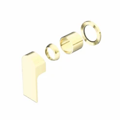 BIANCA Shower Mixer - Trim Kits Only 28 BIANCA Shower Mixer - Trim Kits Only -HERA BATHWARE bianca shower mixer trim kits only60mm round platebrushed goldshower mixernero tapware 628398
