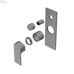 Bianca Shower Mixer With Diverter Seperate - Trim Kits Only -HERA BATHWARE bianca shower mixer with diverter seperate trim kits onlywith plategun metalwall basin mixernero tapware 760913