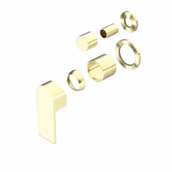 Bianca Shower Mixer With Diverter Seperate - Trim Kits Only -HERA BATHWARE bianca shower mixer with diverter seperate trim kits onlywithout platebrushed goldwall basin mixernero tapware 673470