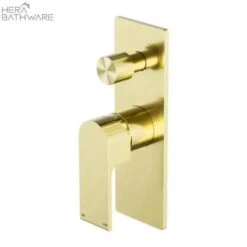 BIANCA Shower Mixer With Diverter -HERA BATHWARE bianca shower mixer with diverterbrushed goldshower mixernero tapware 567155