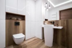 BIANCA Wall Basin Mixer Seperate -HERA BATHWARE bianca wall basin mixer seperate187mmbrushed goldtapwarenero tapware 266858