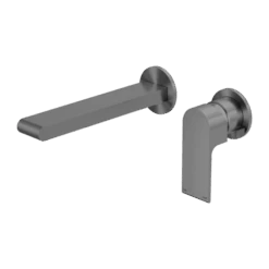 BIANCA Wall Basin Mixer Seperate -HERA BATHWARE bianca wall basin mixer seperate187mmgun metaltapwarenero tapware 369771