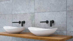 BIANCA Wall Basin Mixer Seperate -HERA BATHWARE bianca wall basin mixer seperate187mmmatte blacktapwarenero tapware 695040