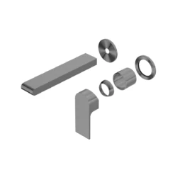 Bianca Wall Basin/Bath Mixer Seperate Back Plate Trim Kits Only -HERA BATHWARE bianca wall basinbath mixer seperate back plate trim kits only187mmgun metalwall basin mixernero tapware 655307