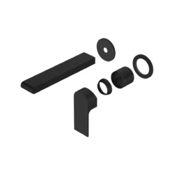 Bianca Wall Basin/Bath Mixer Seperate Back Plate Trim Kits Only -HERA BATHWARE bianca wall basinbath mixer seperate back plate trim kits only187mmmatte blackwall basin mixernero tapware 583226