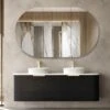 Bondi Black Oak 1500mm Wall Hung Vanity