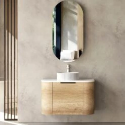 Bondi Natural Oak 750mm Wall Hung Vanity