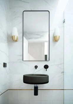 Bowl Basin Two Tone - Wall Hung -HERA BATHWARE bowl basin two tone wall hungcharcoalnood co 148977