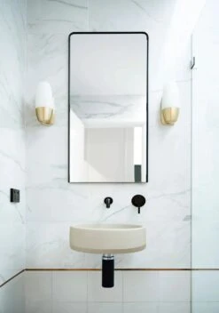 Bowl Basin Two Tone - Wall Hung -HERA BATHWARE bowl basin two tone wall hungsandnood co 342028