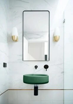 Bowl Basin Two Tone - Wall Hung -HERA BATHWARE bowl basin two tone wall hungtealnood co 591919