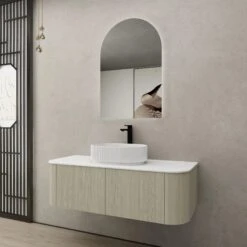 Bronte Coastal Oak Wall Hung Vanity 1200mm -HERA BATHWARE bronte coastal oak wall hung vanity 1200mmvanitieskdk bathware 835136