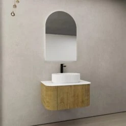 Bronte Prime Oak Wall Hung Vanity 750mm -HERA BATHWARE bronte prime oak wall hung vanity 750mmvanitieskdk bathware 150295