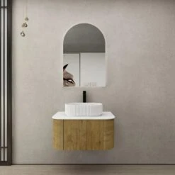 Bronte Prime Oak Wall Hung Vanity 750mm