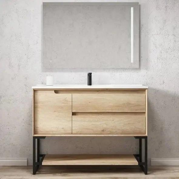 ByronVanity Legs Only - Natural Oak 1 ByronVanity Legs Only - Natural Oak