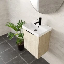 Caleta Compact Wall Hung Vanity -HERA BATHWARE caleta compact wall hung vanitywall hungcompact vanitymarquis 682708
