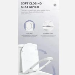 Campbell Wall Faced Tornado Flush Large Toilet Suite Gloss White -HERA BATHWARE campbell wall faced tornado flush large toilet suite gloss whitegloss whitetoiletlouis marco 401976