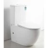 Campbell Wall Faced Tornado Flush Large Toilet Suite Gloss White