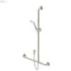 CARE SUPPORT SHOWER SET WITH INVERTED T RAIL