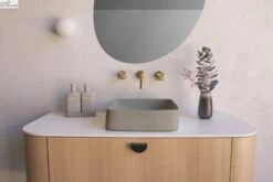 Cast Basin - Wall Hung -HERA BATHWARE cast basin wall hungsky greybasinnood co 173464