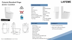 Catania Standard Vega | Rimless Tornado Smart Toilet Suites -HERA BATHWARE catania standard vega rimless tornado smart toilet suitestoiletlafeme 485004
