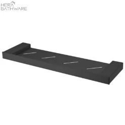 CELIA Metal Shelf 9 CELIA Metal Shelf -HERA BATHWARE celia metal shelfmatte blackshower shelfnero tapware 942069