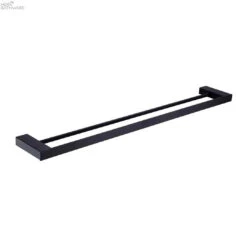 CELIA Towel Rail 800MM 12 CELIA Towel Rail 800MM -HERA BATHWARE celia towel rail 800mmmatte blackdouble towel railtowel railnero tapware 607596