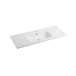 Ceramic Top PB-030 Soft Square White Glossy With Overflow | BNK -HERA BATHWARE ceramic top pb 030 soft square white glossy with overflow1200 sceramic topbnk 239179