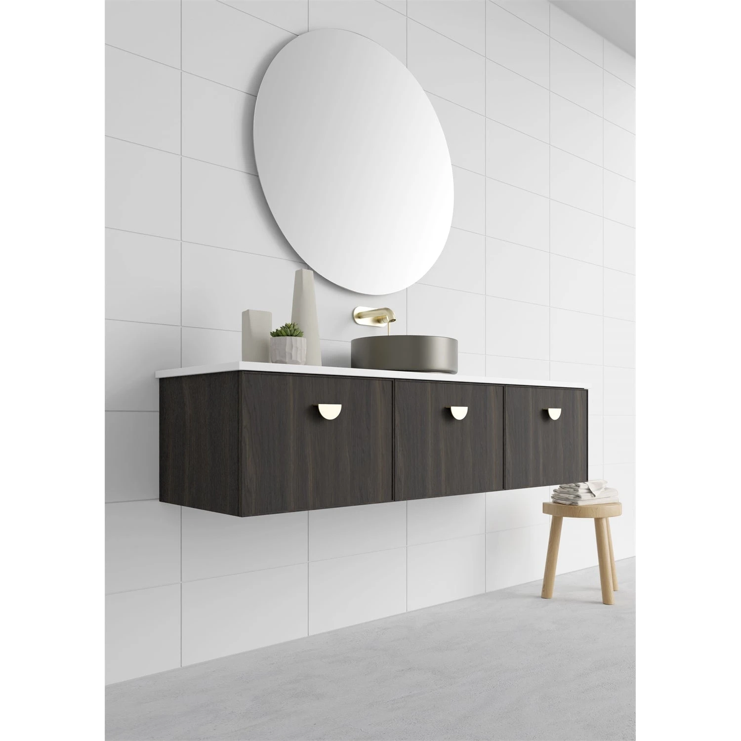 Chifley 750mm Bathroom Wall Hung Vanity 3 Chifley 750mm Bathroom Wall Hung Vanity - Image 3