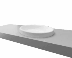 Coast Mineral Composite Inset Basin 495mm White Gloss -HERA BATHWARE coast mineral composite inset basin 495mm white glossgloss whitetimberline 807509