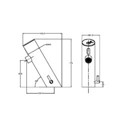 Commercial Sensor Mixer -HERA BATHWARE commercial sensor mixerpvd blackbasin mixernero tapware 769992