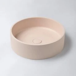 Concrete Circle Above Counter Basin | Eight Quarter | EQCO1 -HERA BATHWARE concrete circle above counter basin eight quarter eqco1whiteabove counter basineight quarter 520976
