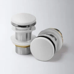 Concrete Pop Up Waste | Eight Quarter | EQCOP & EQFCP -HERA BATHWARE concrete fluted pill above counter basin eight quarter eqfco2whiteabove counter basineight quarter 638173 1