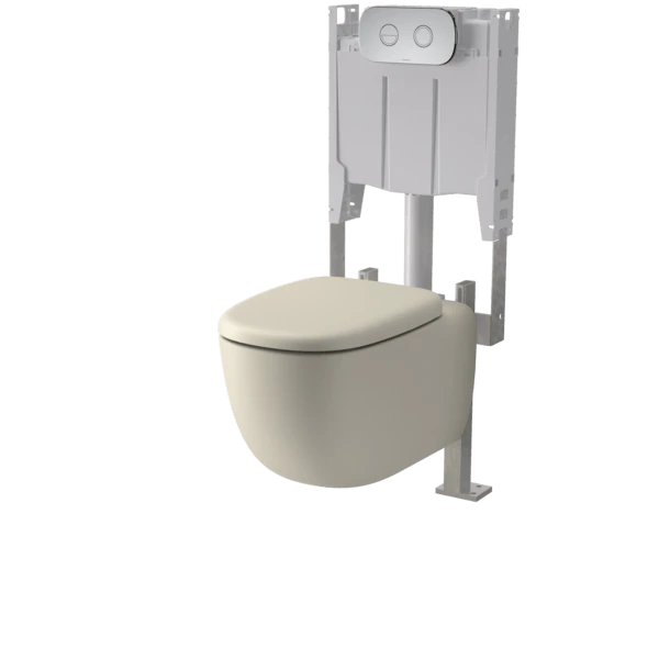CONTURA II Cleanflush® Invisi Serise II® Wall Hung Toilet Suite | CAROMA 4 CONTURA II Cleanflush® Invisi Serise II® Wall Hung Toilet Suite | CAROMA - Image 4