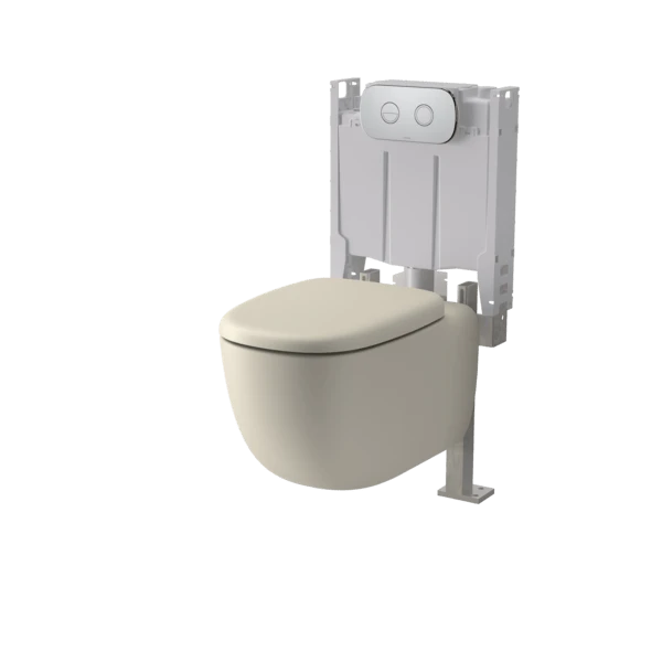 CONTURA II Cleanflush® Invisi Serise II® Wall Hung Toilet Suite | CAROMA 5 CONTURA II Cleanflush® Invisi Serise II® Wall Hung Toilet Suite | CAROMA - Image 5