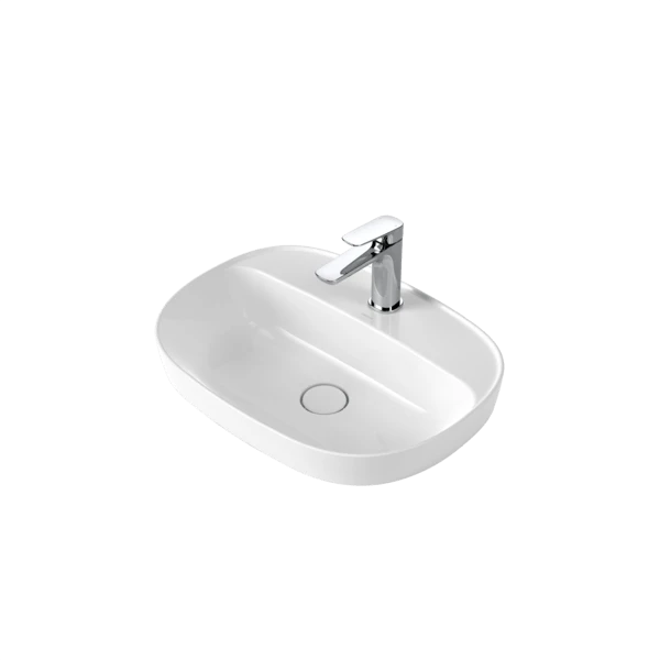 CONTURA II Inset Basin 530 With 1 Tap Hole | CAROMA 3 CONTURA II Inset Basin 530 With 1 Tap Hole | CAROMA - Image 3