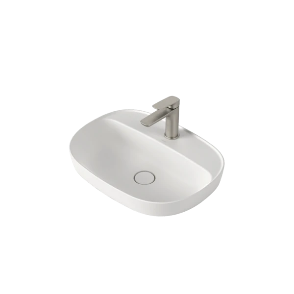 CONTURA II Inset Basin 530 With 1 Tap Hole | CAROMA 2 CONTURA II Inset Basin 530 With 1 Tap Hole | CAROMA - Image 2