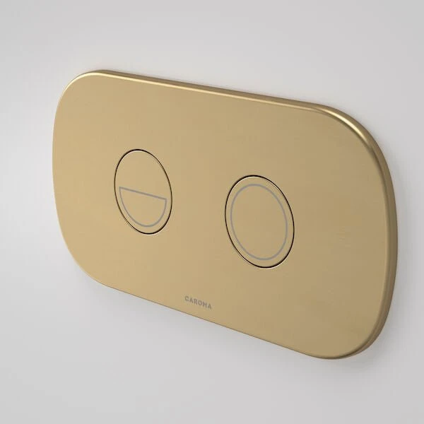 Contura II Invisi Series II® Round DC Dual Flush Button Panel | Caroma 1 Contura II Invisi Series II® Round DC Dual Flush Button Panel | Caroma