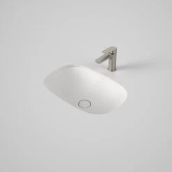 CONTURA II Undermount Basin 530 | CAROMA -HERA BATHWARE contura ii undermount basin 530 caromamatte whiteundermount basincaroma 580175