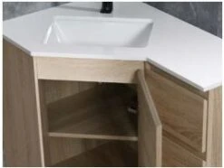 Corner Vanity Drawers Both Side- 900mm -HERA BATHWARE corner vanity drawers both side 900mmcabinet onlya8 natural timbervanitiessunny group 260060 3