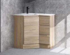 Corner Vanity Drawers Both Side- 900mm -HERA BATHWARE corner vanity drawers both side 900mmcabinet onlyglossy whitevanitiessunny group 620052 2