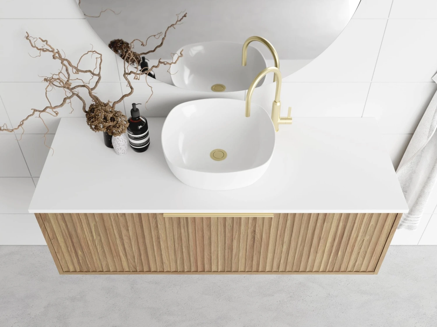 Cove | 1500mm Bathroom Wall Hung Vanity 4 Cove | 1500mm Bathroom Wall Hung Vanity - Image 4