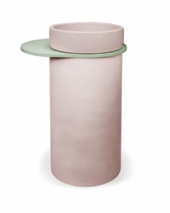Cylinder - Bowl Basin (Blush Pink) -HERA BATHWARE cylinder bowl basin blush pinkmint traycylindersnood co 491898