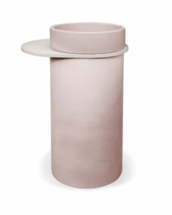 Cylinder - Bowl Basin (Blush Pink) -HERA BATHWARE cylinder bowl basin blush pinkmorning mist traycylindersnood co 759533